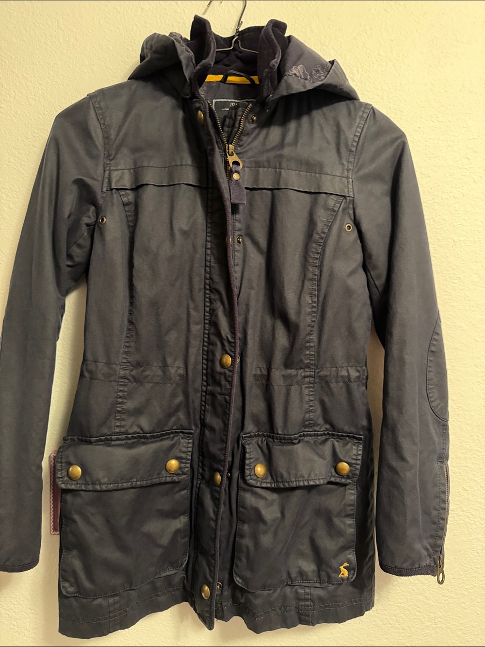 Joules Women’s lined Wax Jacket Size US 2